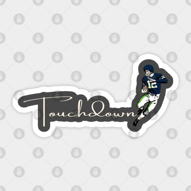 Touchdown Seahawks! Sticker by Rad Love